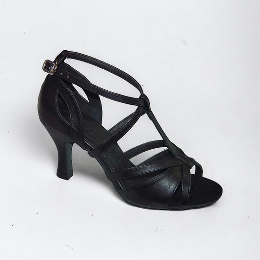 Black Multi-Straps # 169606 - EveriseDanceShoes