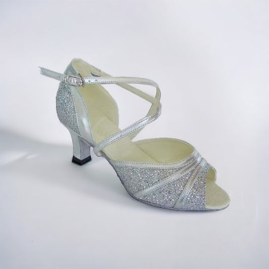 Silver Sparkling # 164902 - EveriseDanceShoes
