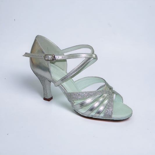 Silver Glitter # 166802 - EveriseDanceShoes