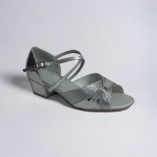 Silver Glittering # 176601 - EveriseDanceShoes