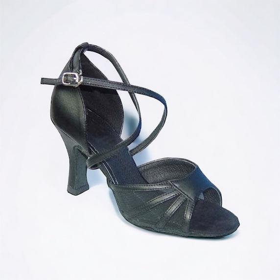 Black Leather # 160115 - EveriseDanceShoes