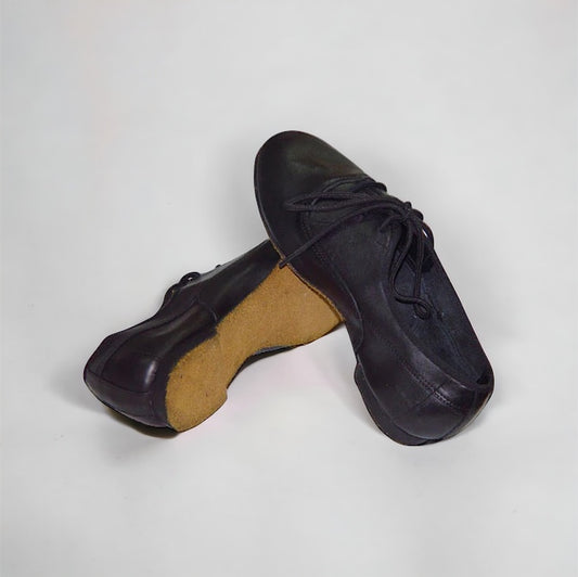 Jazz Shoes Black Leather #720701 - EveriseDanceShoes