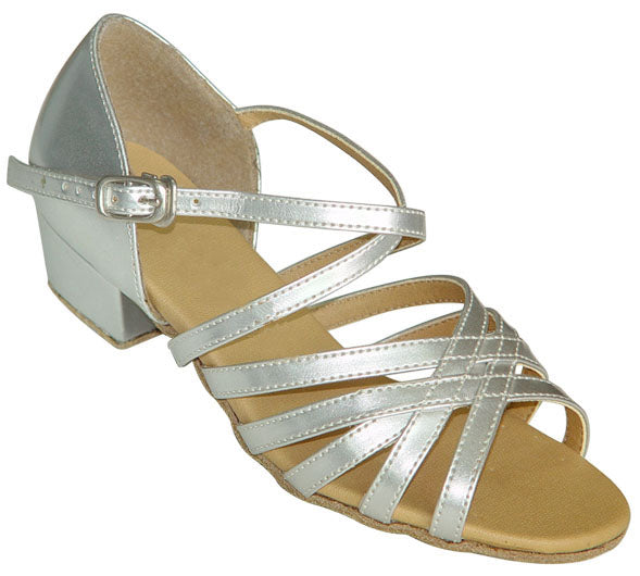 Silver Straps # 161301B - EveriseDanceShoes