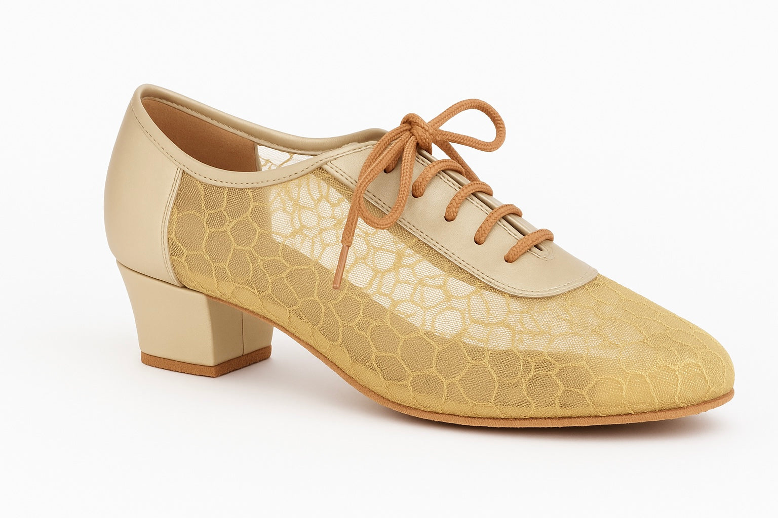 Golden Whisper Mesh - EveriseDanceShoes