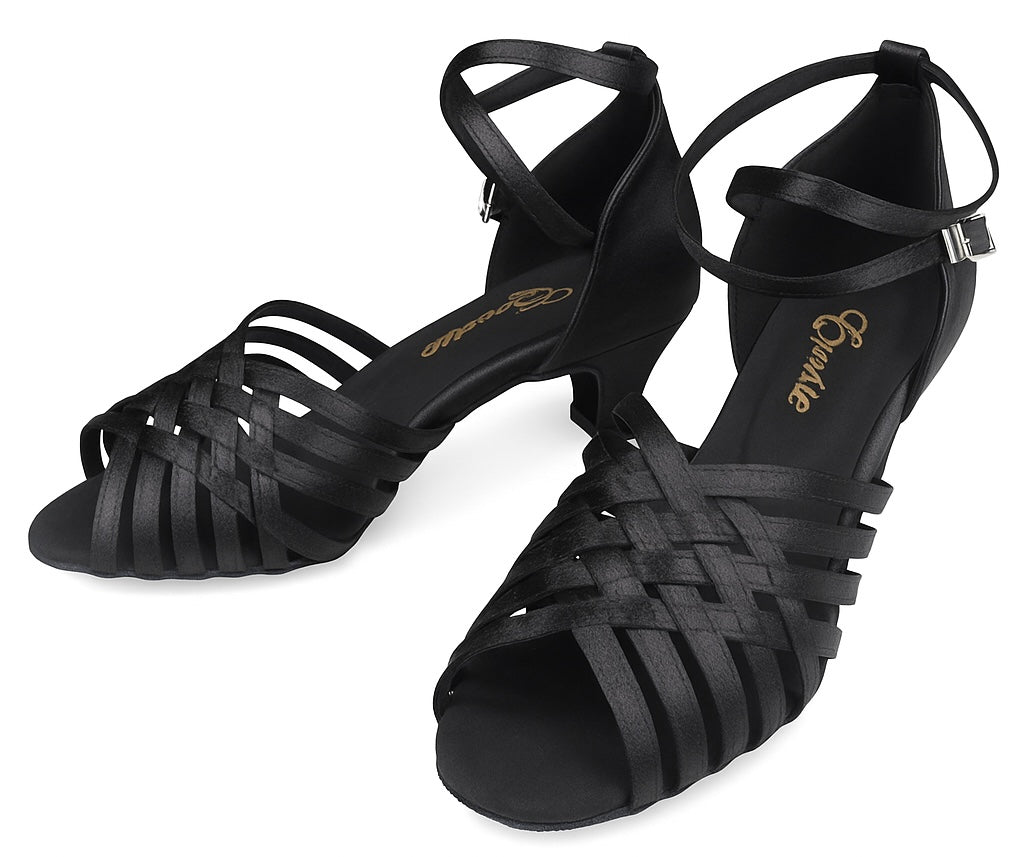 Black Satin #845151 - EveriseDanceShoes