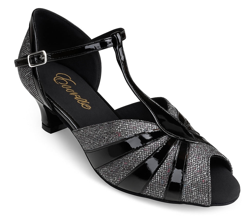 Black/Silver # 500503 - EveriseDanceShoes