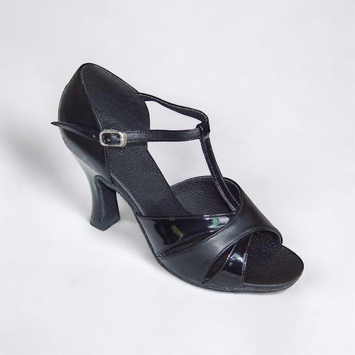Black Leather Dance Shoes #160801 - Everise Dance Shoes