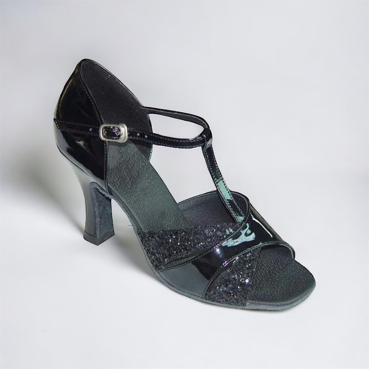 Black Sparkles Dance Shoes #160807 - Everise Dance Shoes