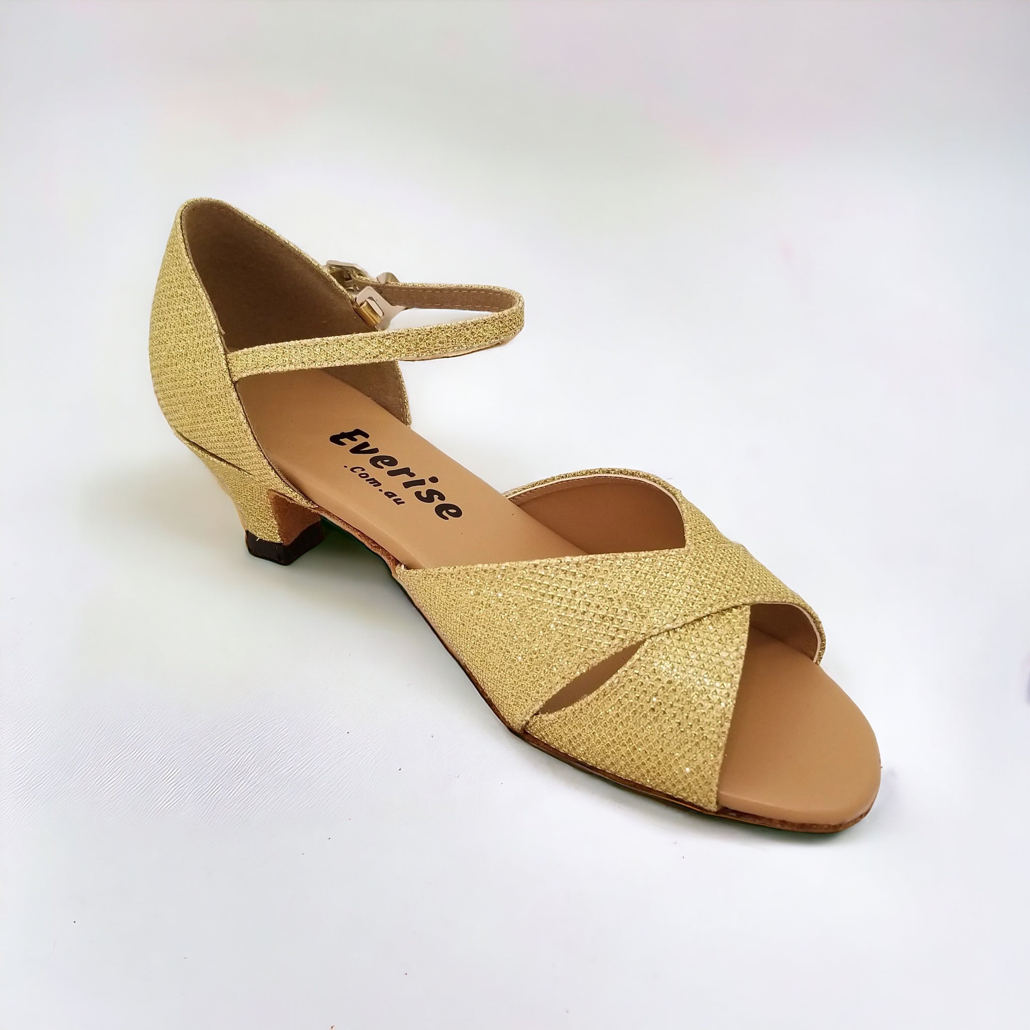 Gold Sparkle Dance Shoes #161517 - Everise Dance Shoes