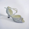 Silver Sparkling Dance Shoes #164902 - Everise Dance Shoes
