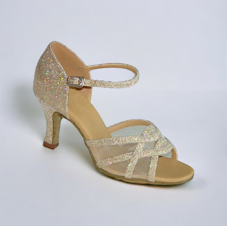 Gold Rainbow Dance Shoes #165603 - Everise Dance Shoes