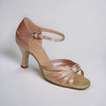Flesh Satin/Diamond Dance Shoes #166501 - Everise Dance Shoes