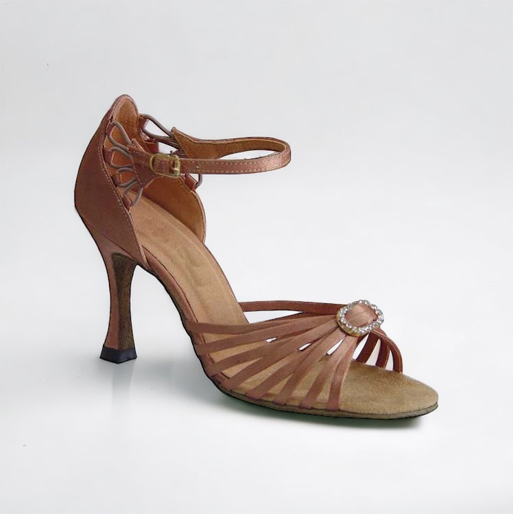 Tan/Diamond Dance Shoes #167101 - Everise Dance Shoes