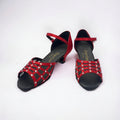 Red/Black Mesh Dance Shoes #168102 - Everise Dance Shoes