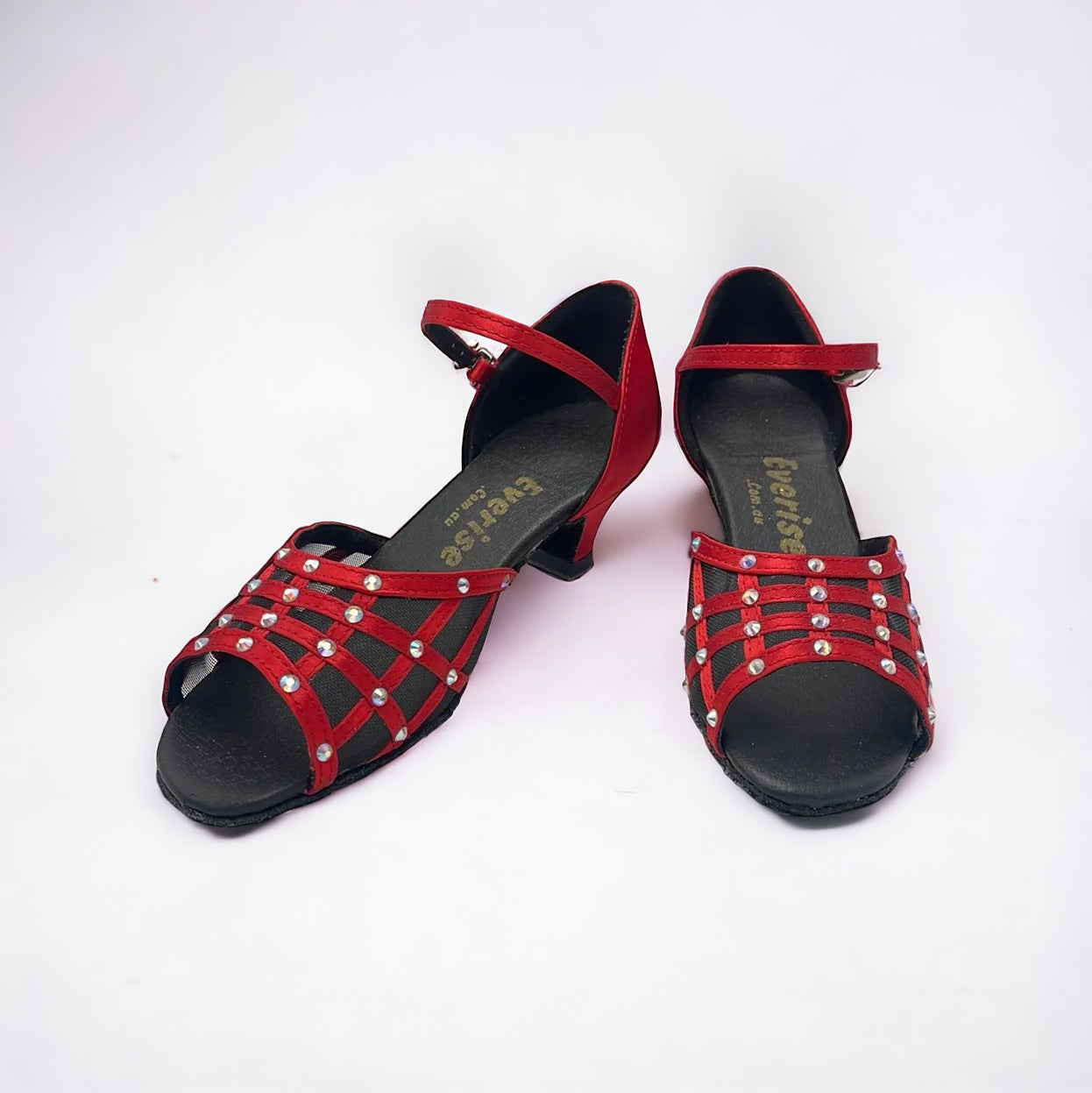 Red/Black Mesh Dance Shoes #168102 - Everise Dance Shoes