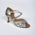 Silver with Diamond Buckle Dance Shoes #172401 - Everise Dance Shoes