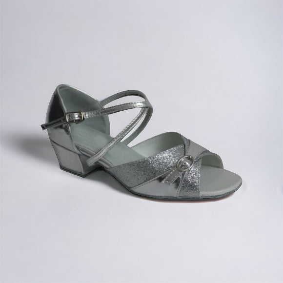 Silver Glittering Dance Shoes #176601 - Everise Dance Shoes