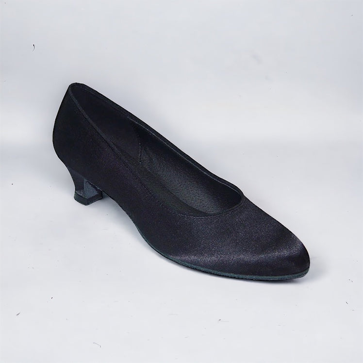Black Satin Dance Shoes #680106 - Everise Dance Shoes