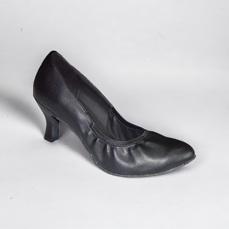 Black leather Dance Shoes #680403 - Everise Dance Shoes