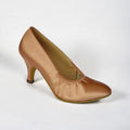 Tan Satin Dance Shoes #680418 - Everise Dance Shoes