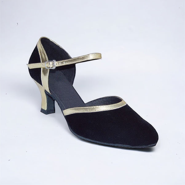 Black/Gold Dance Shoes #681202 - Everise Dance Shoes