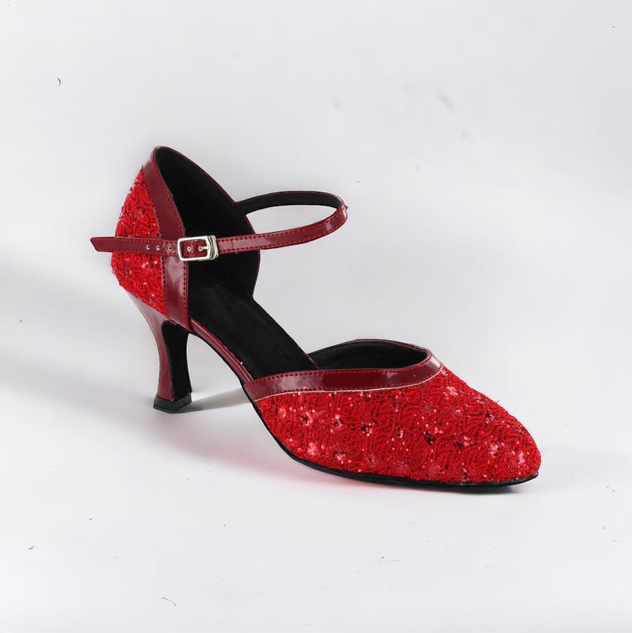 Red Sparkle Dance Shoes #781223 - Everise Dance Shoes