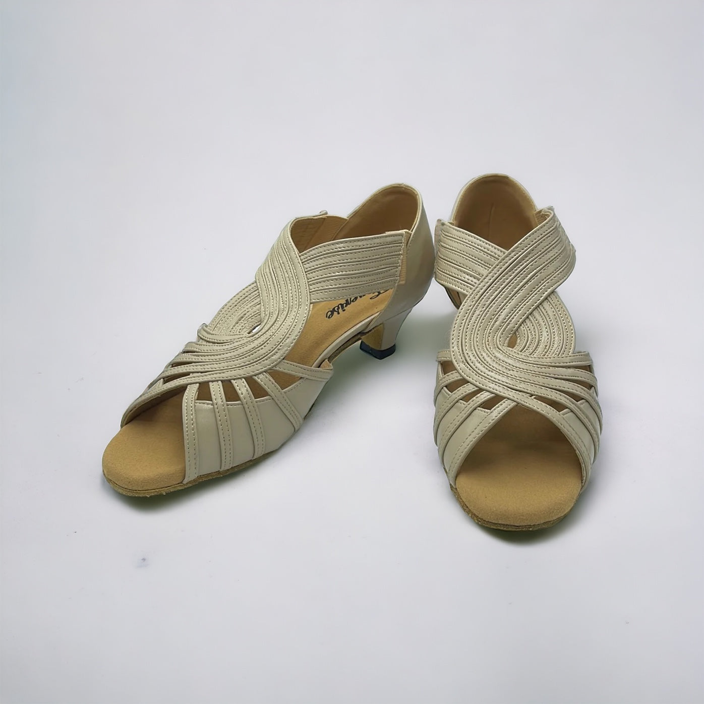 Beige Dance Shoes #75279501 - Everise Dance Shoes