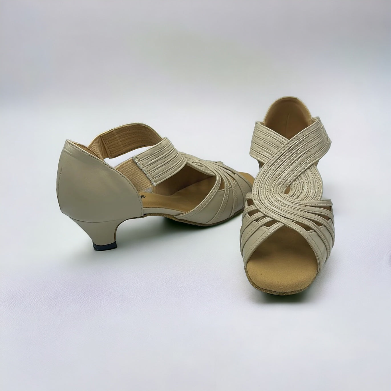 Beige Dance Shoes #75279501 - Everise Dance Shoes