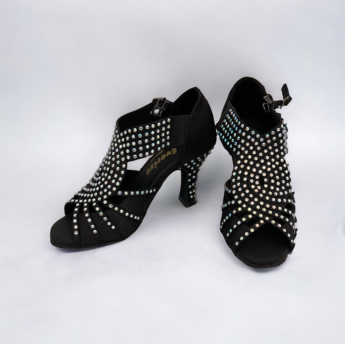 Black/Diamonds Dance Shoes #75796612 - Everise Dance Shoes