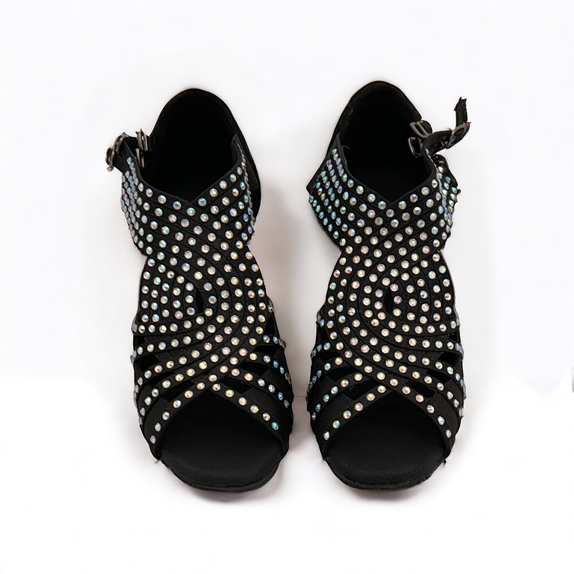 Black/Diamonds Dance Shoes #75796612 - Everise Dance Shoes