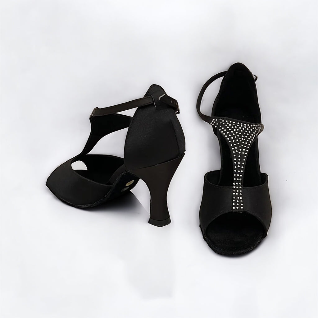 Black/T-Diamonds Dance Shoes #7591273 - Everise Dance Shoes