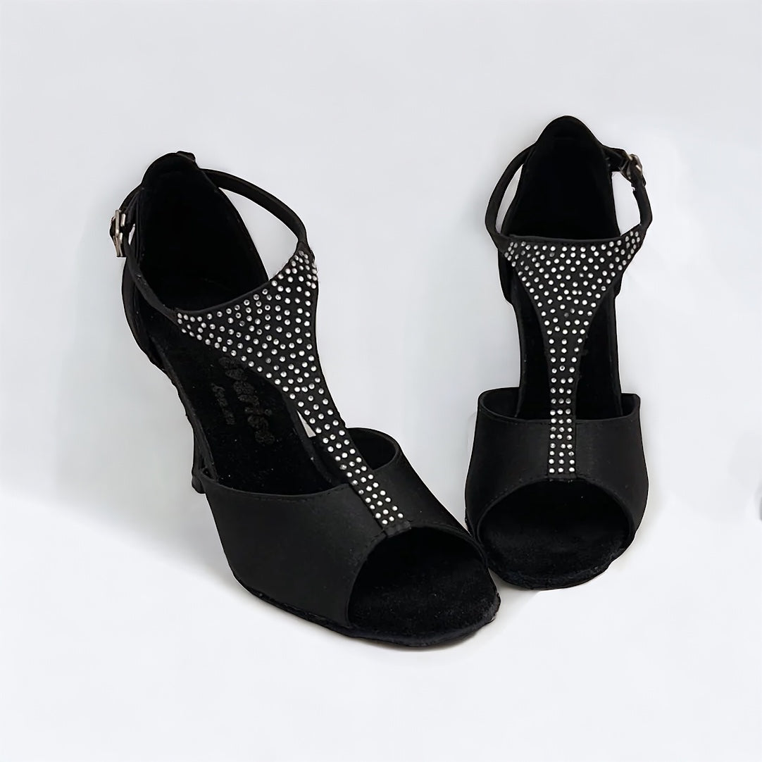 Black/T-Diamonds Dance Shoes #7591273 - Everise Dance Shoes