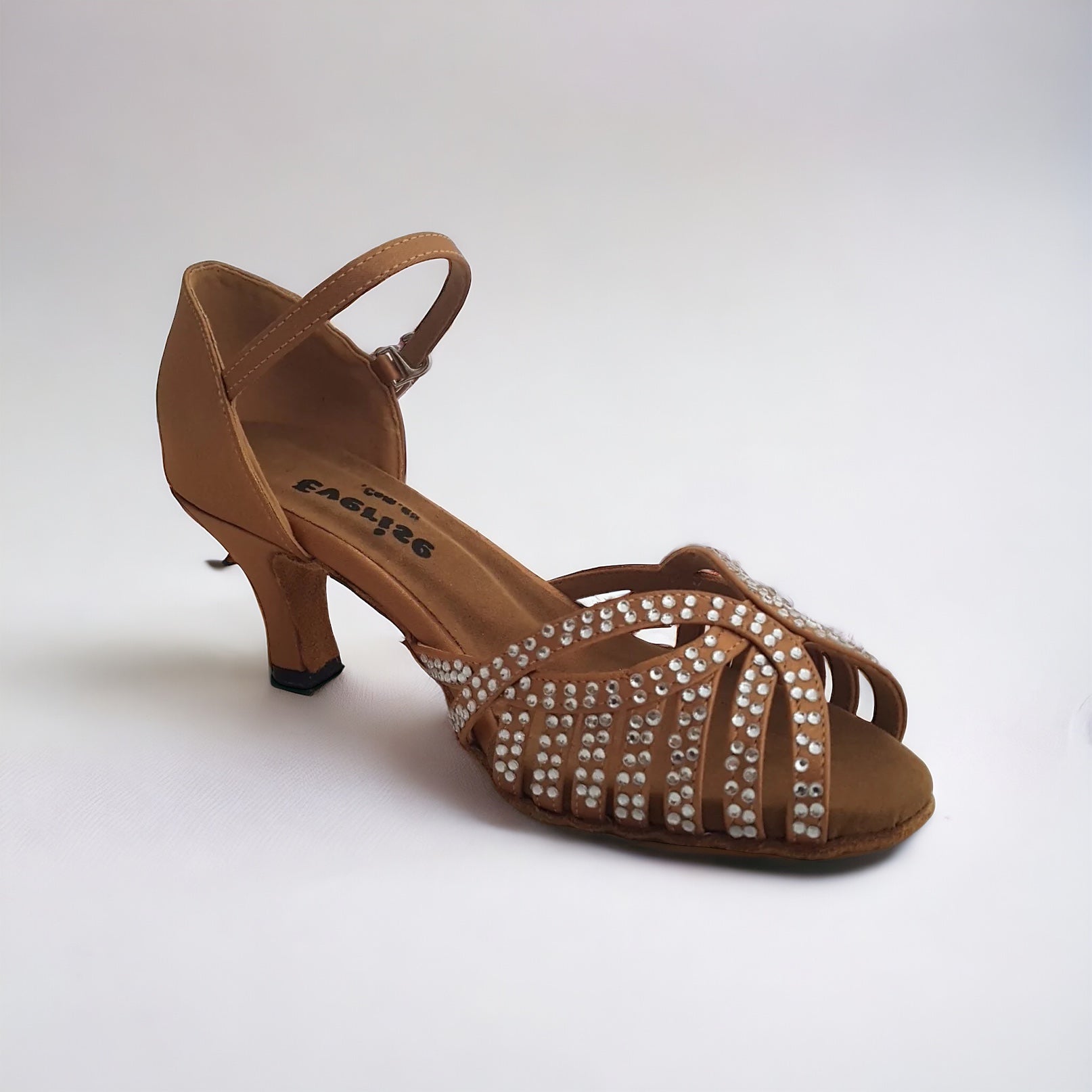 Tan Glitter Dance Shoes #8450722 - Everise Dance Shoes