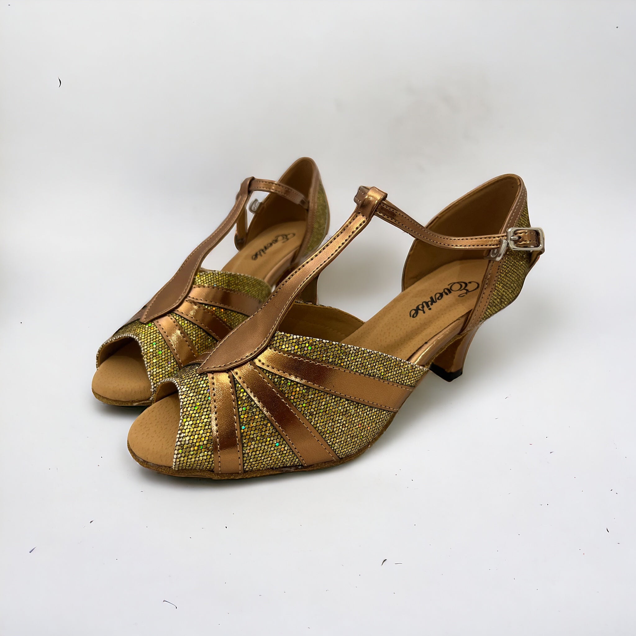 Gold/Bronze # 500501 - EveriseDanceShoes