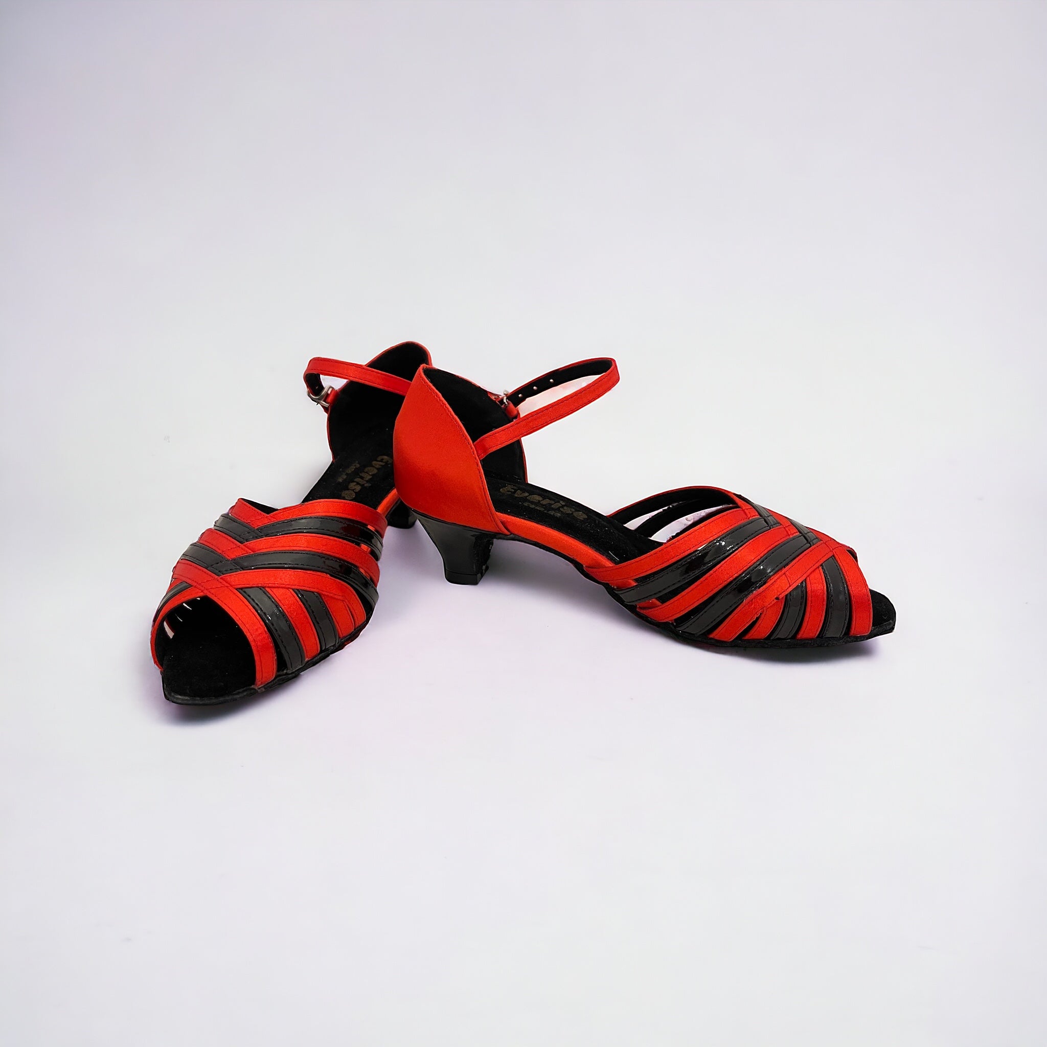 Red/Black Stripes # 75373102 - EveriseDanceShoes