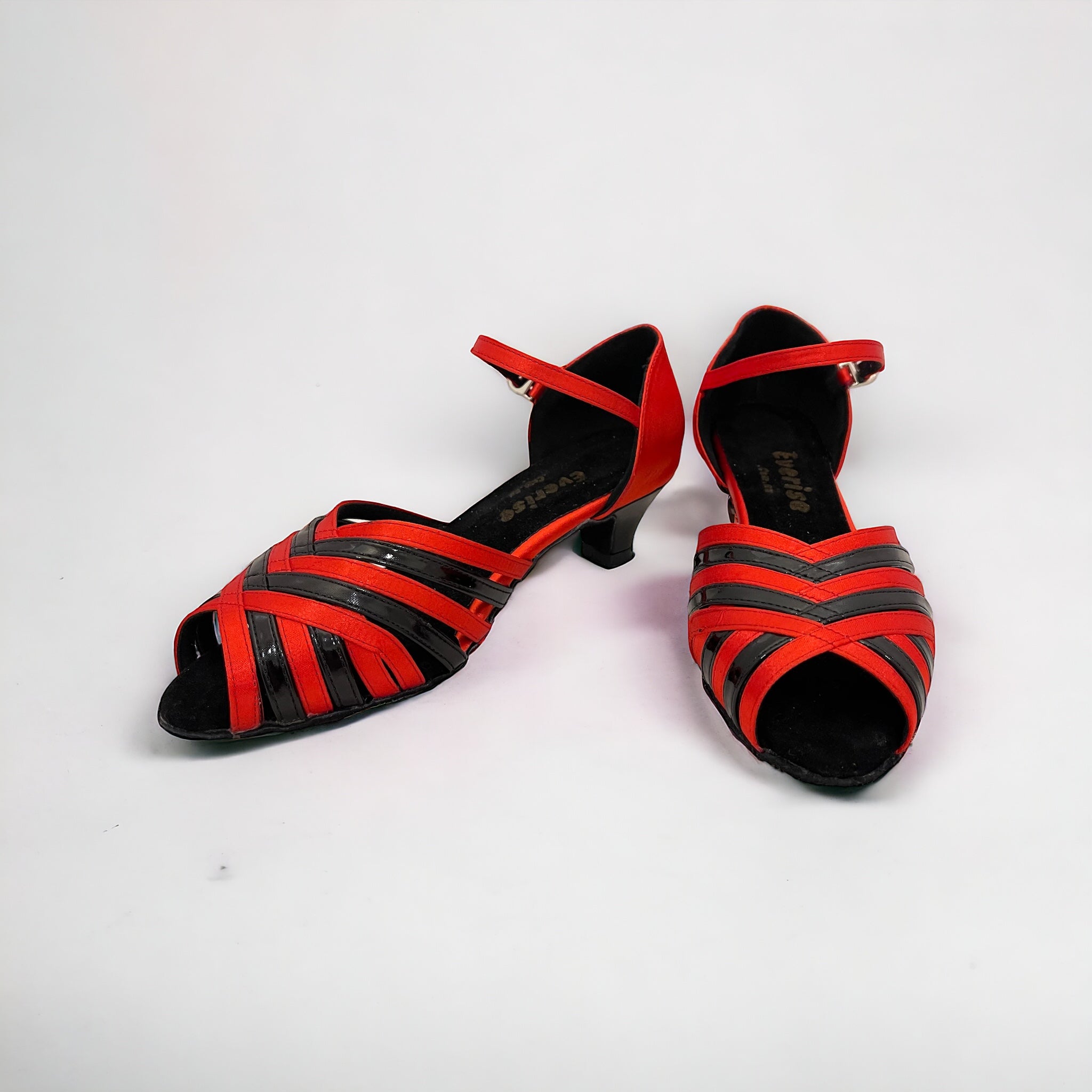 Red/Black Stripes # 75373102 - EveriseDanceShoes