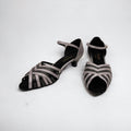Silver/Black Stripes # 75373103 - EveriseDanceShoes