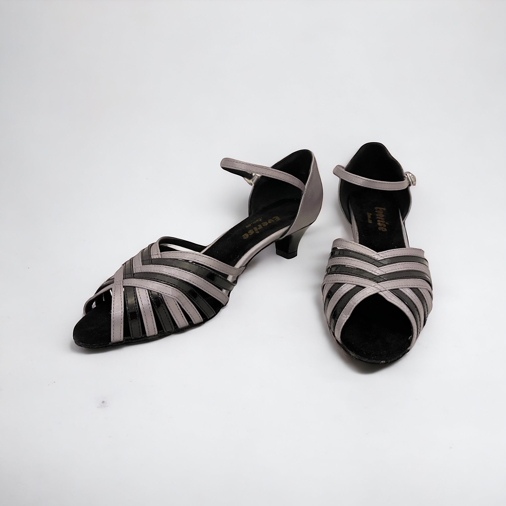 Silver/Black Stripes # 75373103 - EveriseDanceShoes