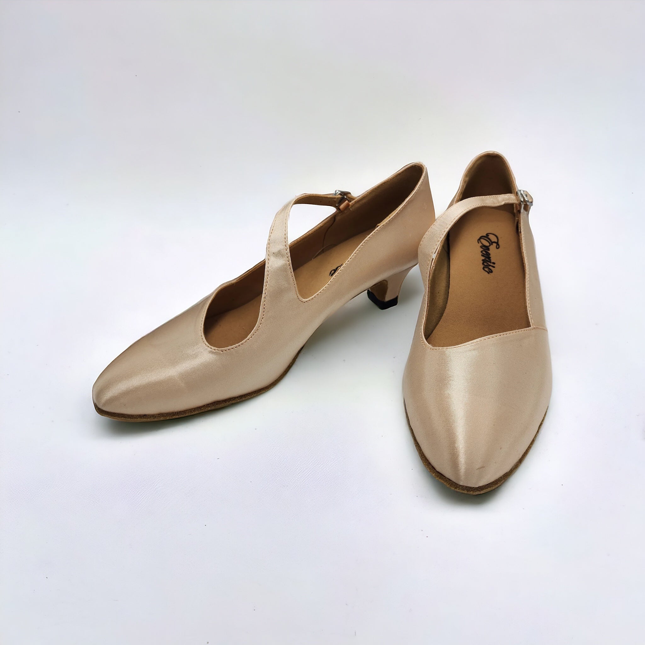 Tan Satin # 682804 - EveriseDanceShoes