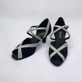 Black Silver Straps #845261 - EveriseDanceShoes