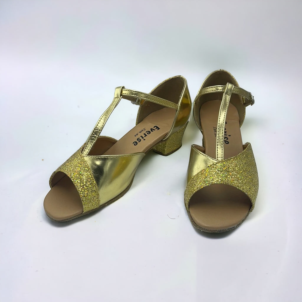 Gold Sparkling # 168702 - EveriseDanceShoes