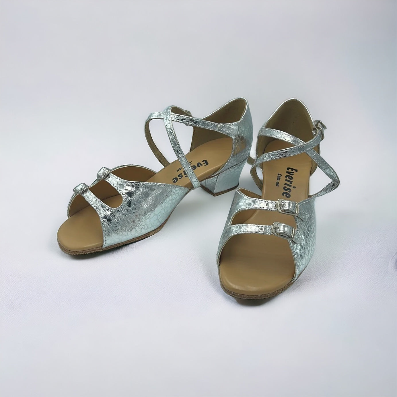 Silver Adjustable # 175205 - EveriseDanceShoes