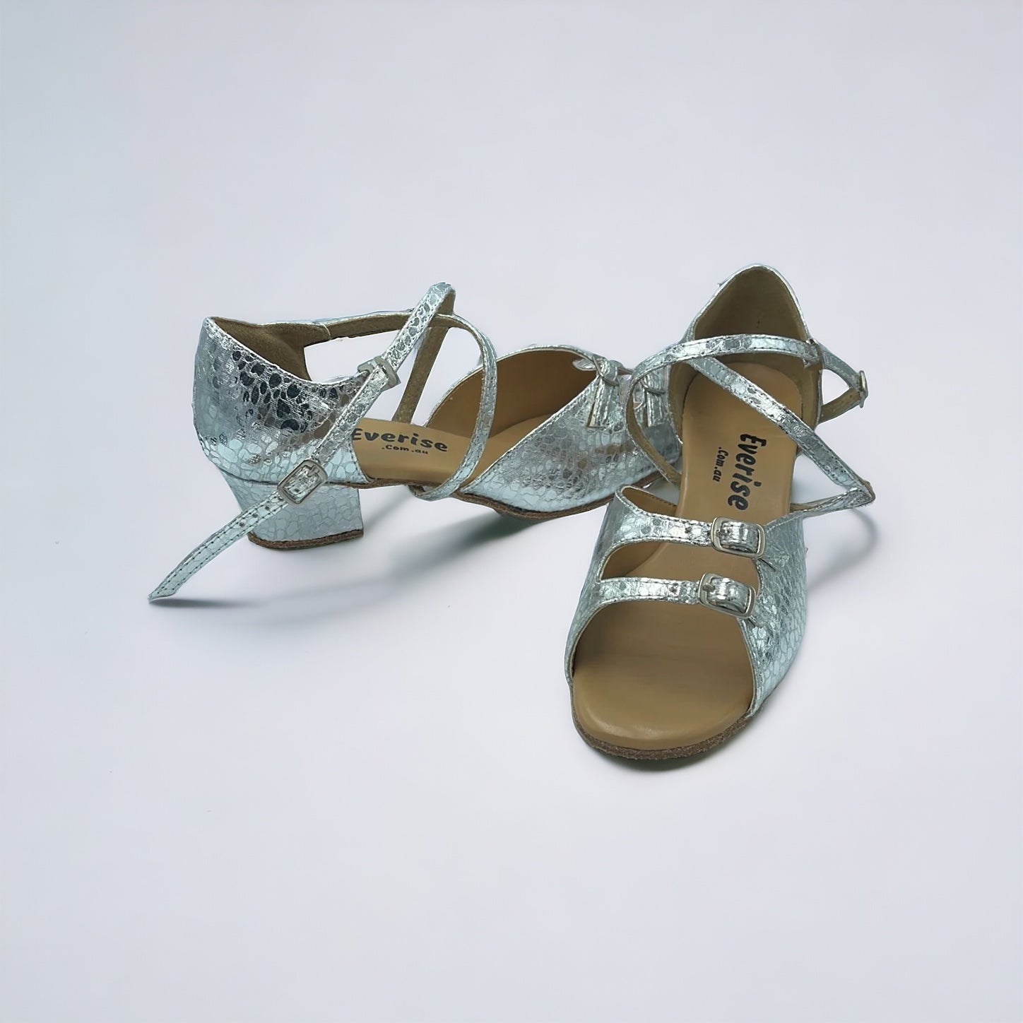 Silver Adjustable # 175205 - EveriseDanceShoes