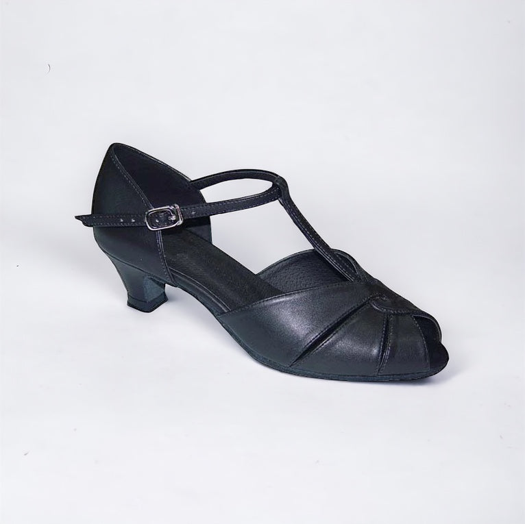 Black Leather Dance Shoes #270617 - Everise Dance Shoes