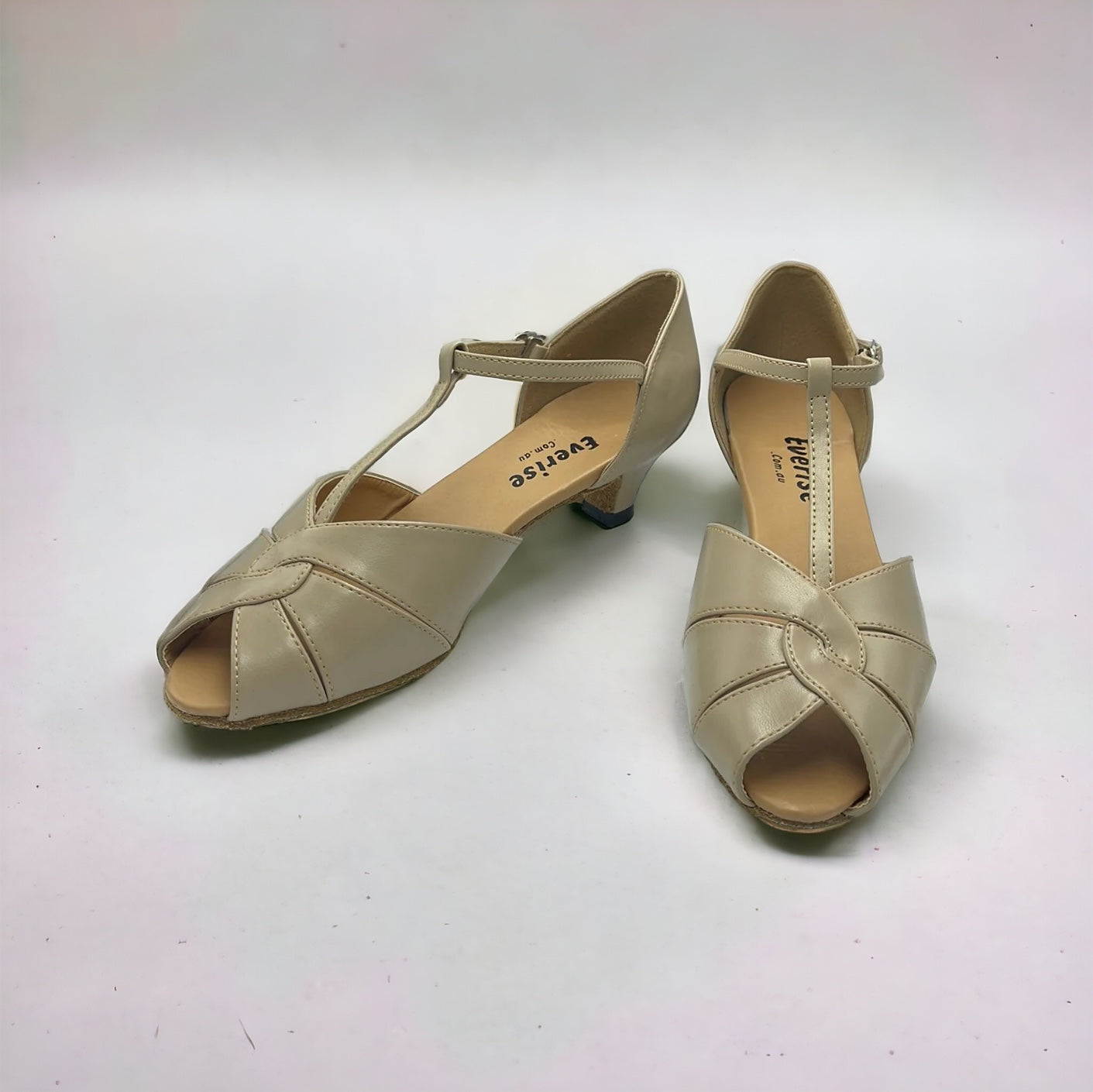 Flesh Leather Dance Shoes #270608 - Everise Dance Shoes