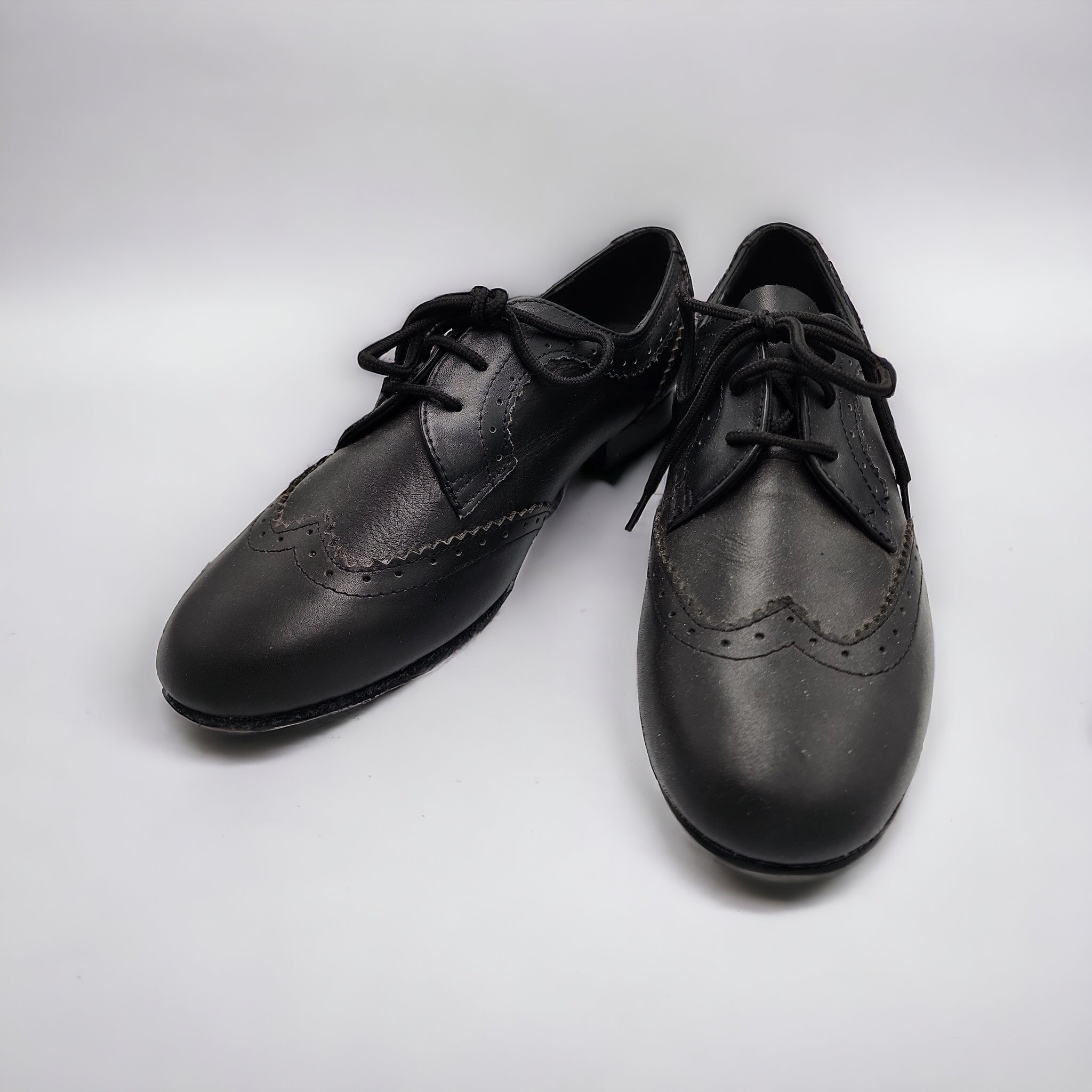 BLACK LEATHER #250901 - EveriseDanceShoes