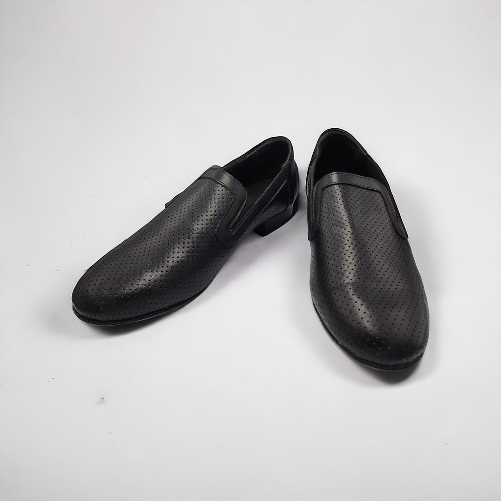 Black Leather #  76002 - EveriseDanceShoes