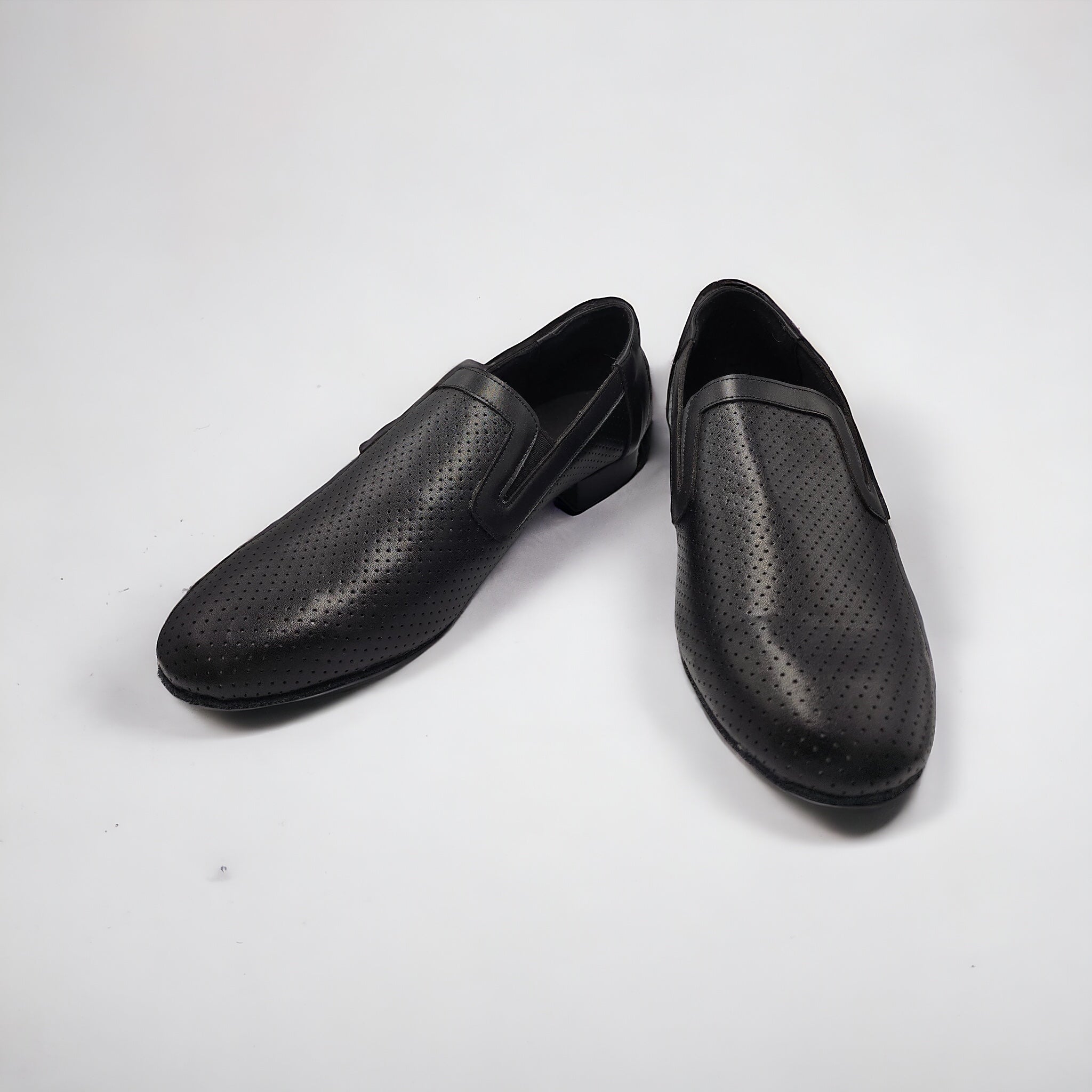 Black Leather #  76002 - EveriseDanceShoes
