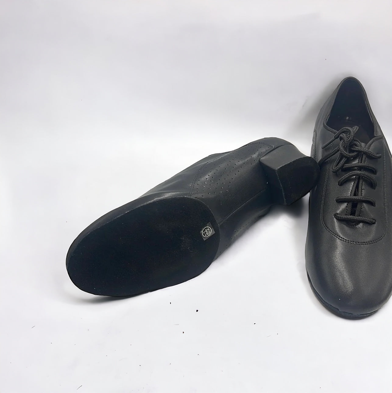 Latin Black Leather # 230301 - EveriseDanceShoes