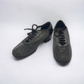 Black Mesh/Silver Sparkle #200204 - EveriseDanceShoes